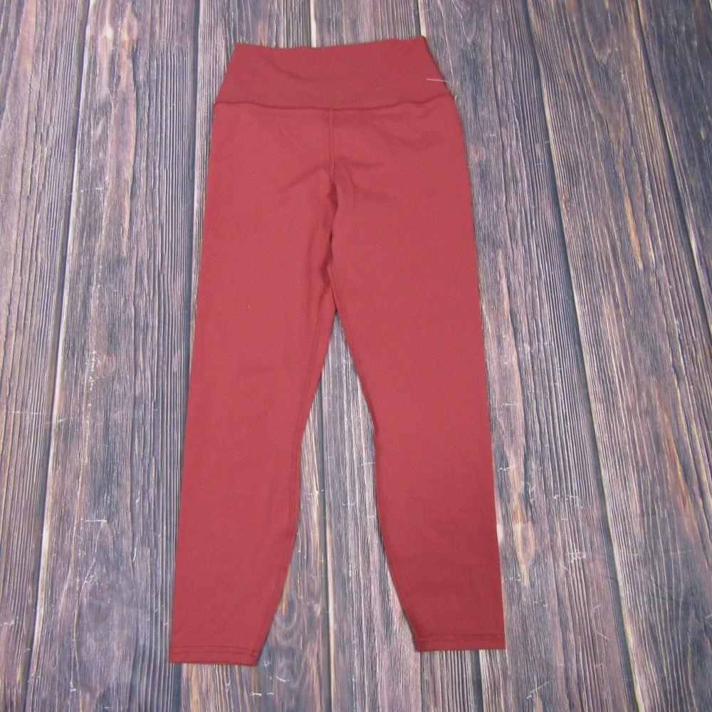 Spiritual Gangster Womens Medium Red Leggings Yoga Active Gym Workout
